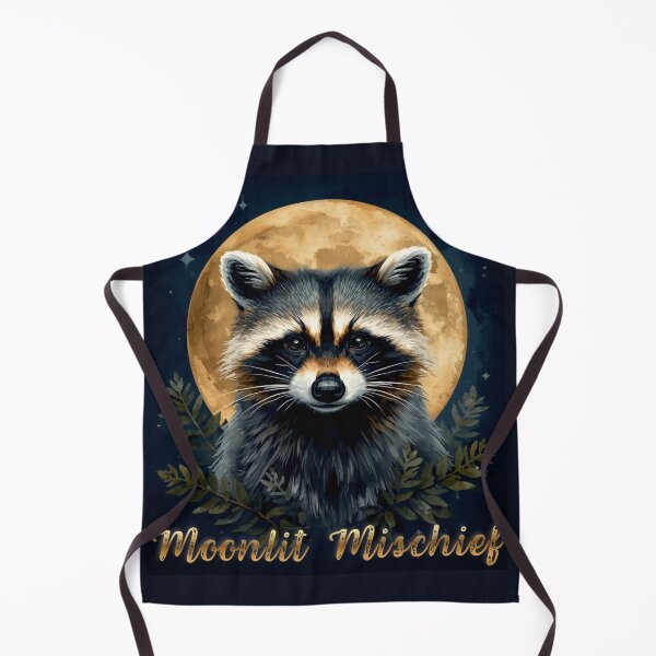 Item preview, Moonlit Mischief | Celestial Raccoon Fantasy Design designed and sold by Biedroneczka.