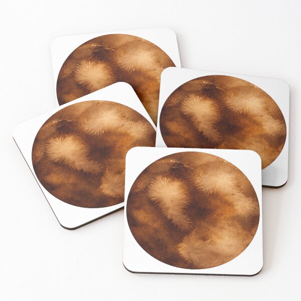 Item preview, Brown Watercolor Circle designed and sold by Blink Art Studio.