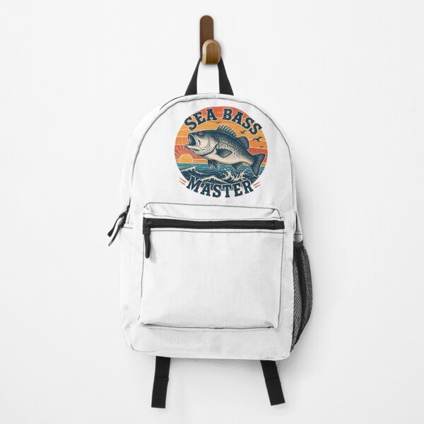 Item preview, Sea Bass Master Vintage Fishing Design designed and sold by Rightstudio1.