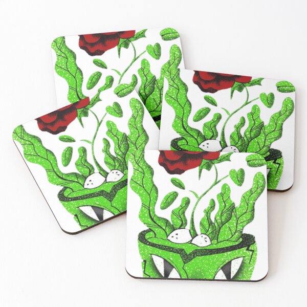 Item preview, Quirky Monster Planter Rose Illustration designed and sold by QuirkyCanvad.