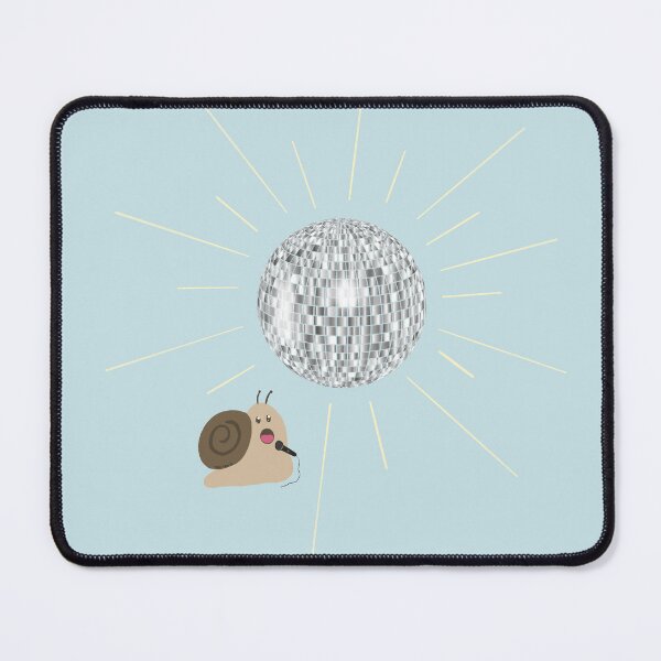 Item preview, Disco Ball Karaoke Snail designed and sold by SnailTrailCo.