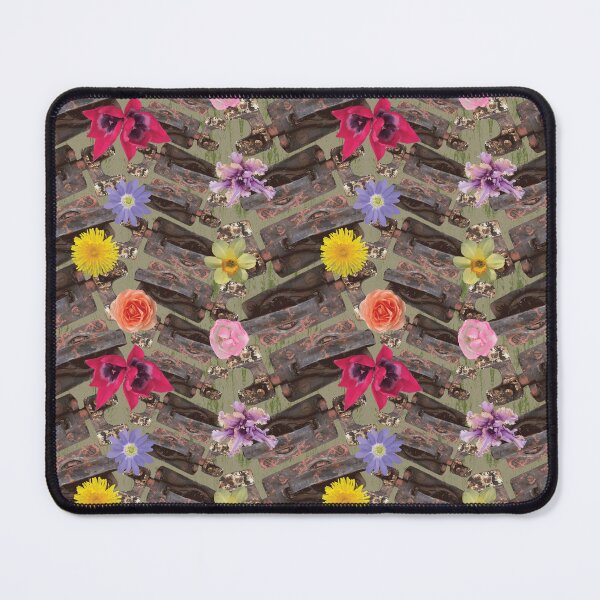 Item preview, Weathered Latches & Flowers on Tan designed and sold by Digitalmyth's Designs.