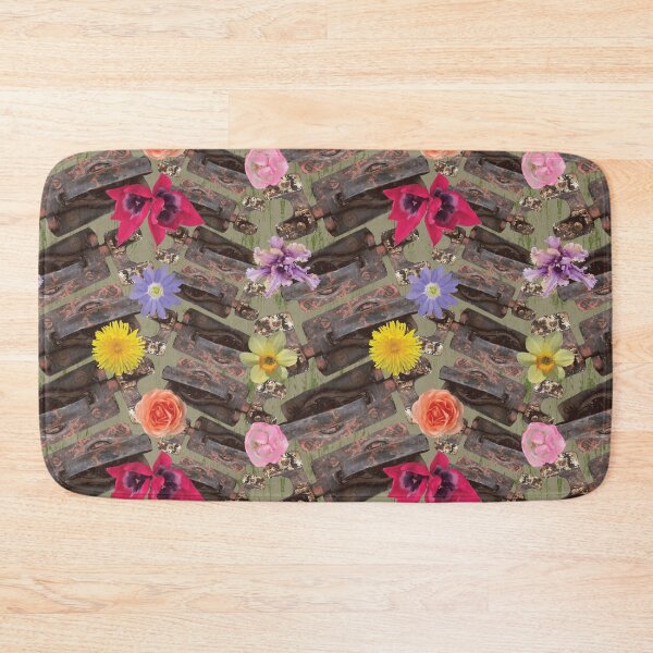 Item preview, Weathered Latches & Flowers on Tan designed and sold by Digitalmyth's Designs.