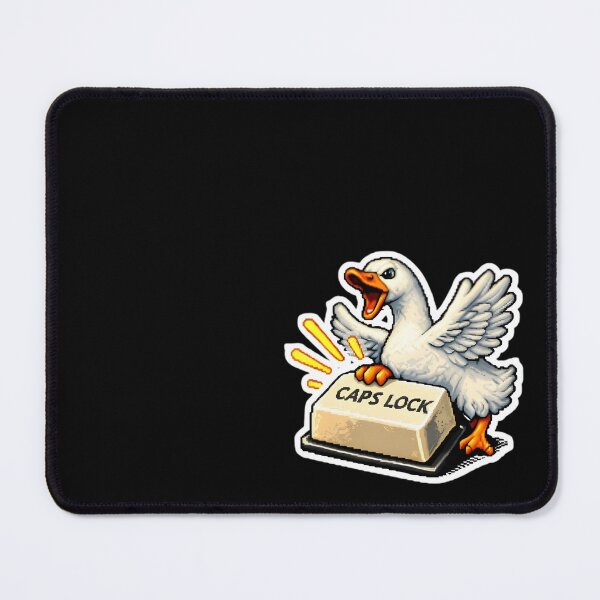 Item preview, Caps Lock Goose – Funny Tech Humor Keyboard Meme Design designed and sold by BriyaSol.