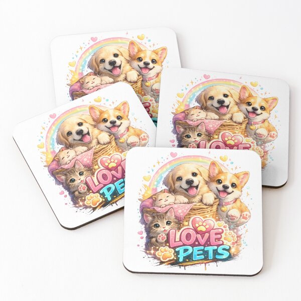 Item preview, Love Pets – Cute Dog Cat Corgi Animal Lover Design designed and sold by darkan1.