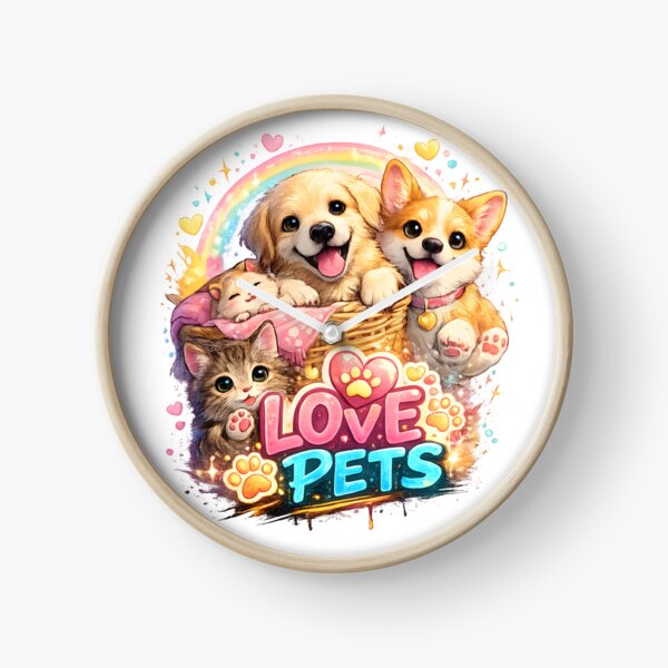Item preview, Love Pets – Cute Dog Cat Corgi Animal Lover Design designed and sold by darkan1.