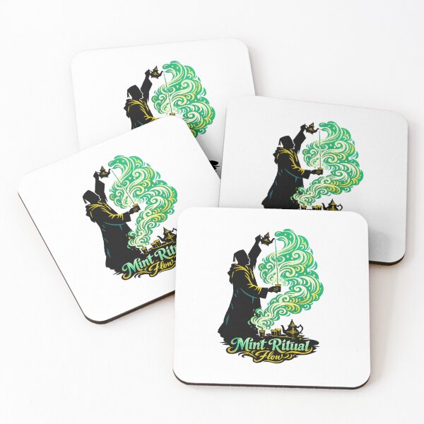 Item preview, Mint Ritual Flow – International Tea Day designed and sold by LuveraxArt.