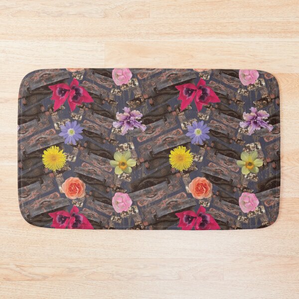 Item preview, Weathered Latches & Flowers on Dark designed and sold by Digitalmyth's Designs.