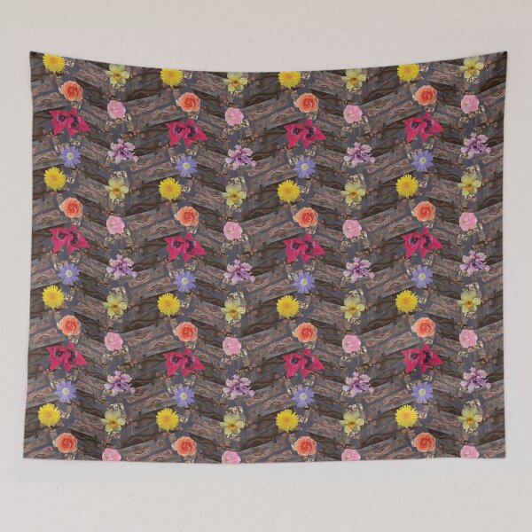 Item preview, Weathered Latches & Flowers on Dark designed and sold by Digitalmyth's Designs.