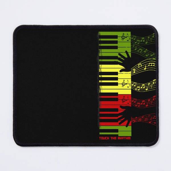 Artikelvorschau, Touch the Rhythm – Colorful Piano Keys Music Art entworfen und verkauft von YerukDesign.