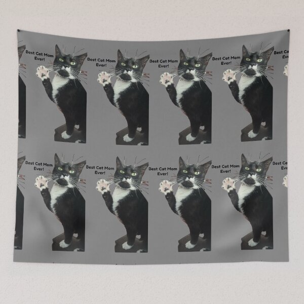 Item preview, River Says Best Cat Mom Ever! designed and sold by TheWorldFamous.