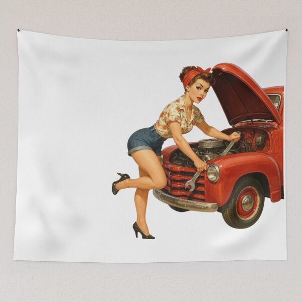 Item preview, "Retro Glamour: Charm and Audacity of Pin-Ups” designed and sold by CHRIST5000.