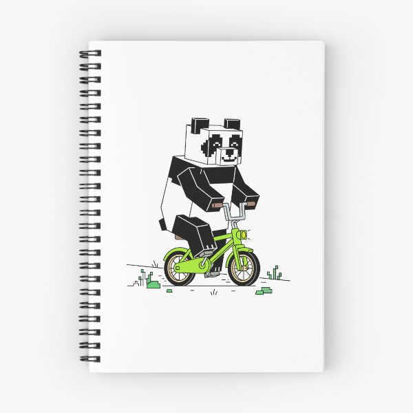 Item preview, Un panda cuadrado en patinete designed and sold by krabbaraban.