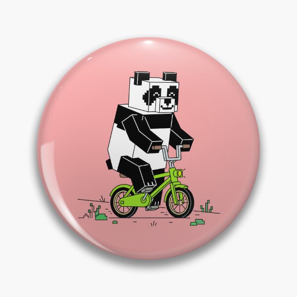 Item preview, A square panda on a scooter designed and sold by krabbaraban.