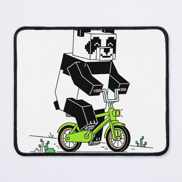 Item preview, A square panda on a scooter designed and sold by krabbaraban.