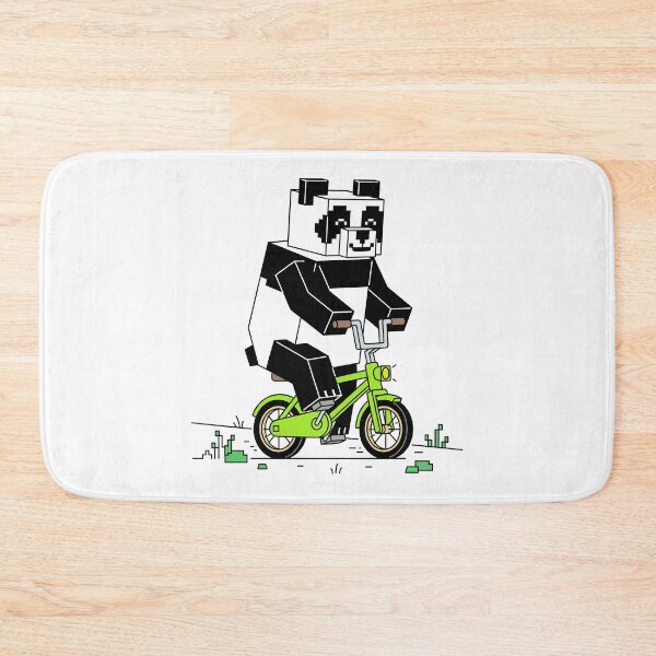 Item preview, A square panda on a scooter designed and sold by krabbaraban.