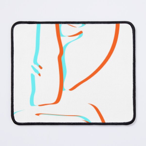 Item preview, Minimalist Two Tone Shushing Face designed and sold by QuirkyCanvad.