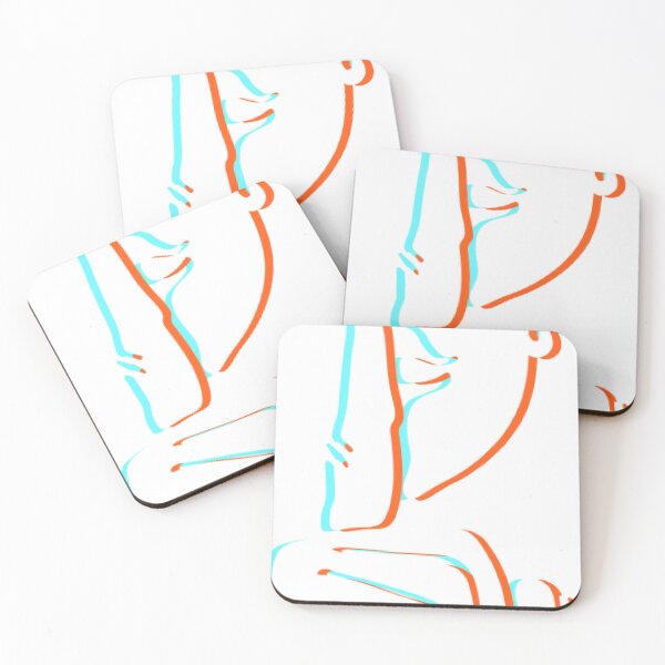 Item preview, Minimalist Two Tone Shushing Face designed and sold by QuirkyCanvad.