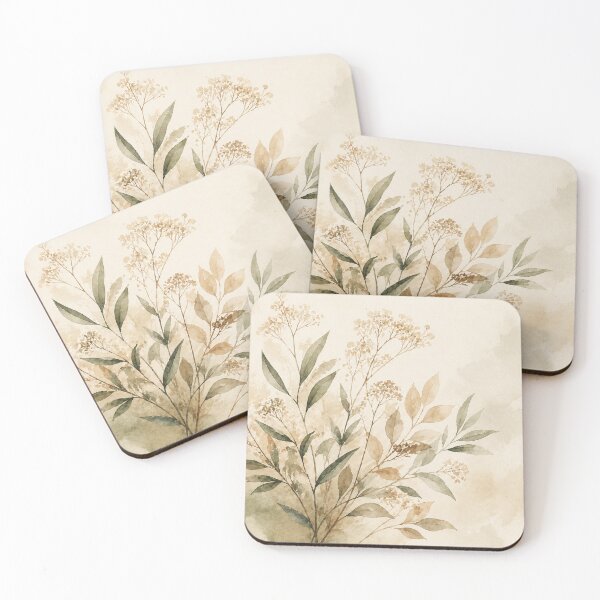 Item preview, Wild Botanical Branches Watercolor Neutral Nature Poster designed and sold by WildRootsStudiobyMeg.