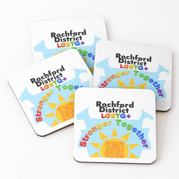Item preview, Stronger Together - Rainbow Flag designed and sold by Rochford District LGBTQ+ Group.
