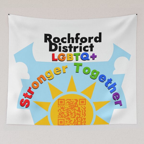 Item preview, Stronger Together - Rainbow Flag designed and sold by Rochford District LGBTQ+ Group.
