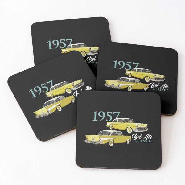 Item preview,  Vintage 1957 Bel Air Tri-5 Convertible, Yellow Belair, American Classic Car Culture  designed and sold by classic car craze.