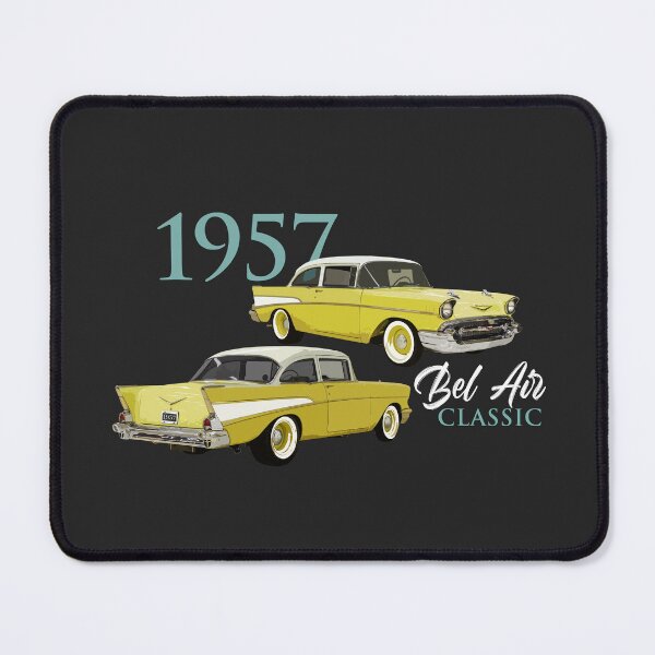 Item preview,  Vintage 1957 Bel Air Tri-5 Convertible, Yellow Belair, American Classic Car Culture  designed and sold by classic car craze.