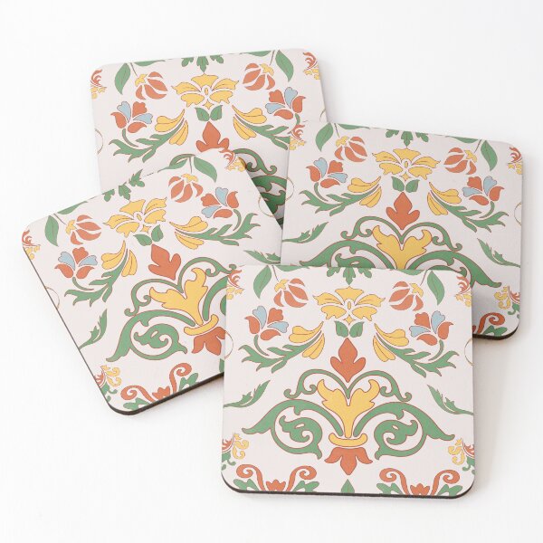 Item preview, 70s Retro Groovy Damask Floral Pattern designed and sold by GeoandHome.