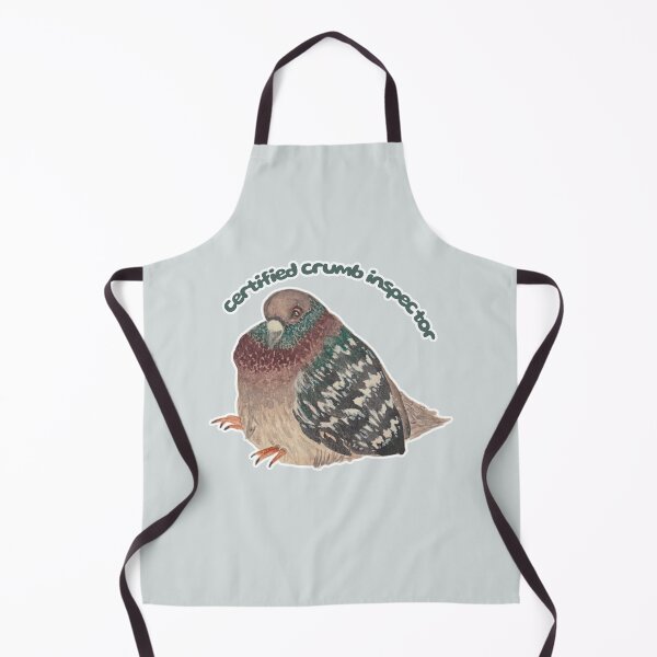 Item preview, Certified Crumb Inspector Pie the Pigeon designed and sold by Blackberries & Moss.