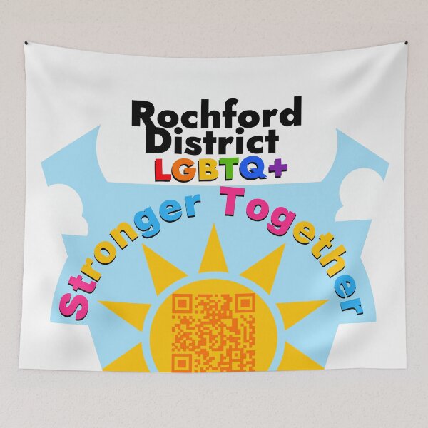 Item preview, Stronger Together - Pansexual Flag designed and sold by Rochford District LGBTQ+ Group.