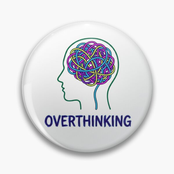Item preview, Funny Psychologist Gift Overthinking Brain Anxiety Therapist Humor designed and sold by AkDesign022.