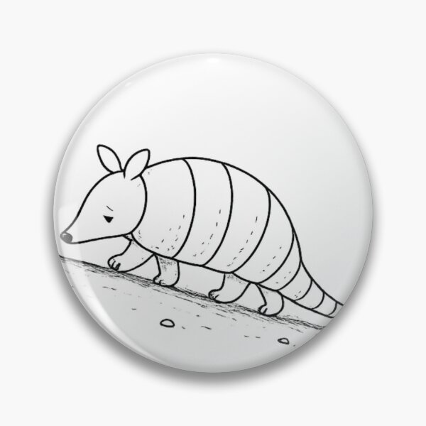 Item preview, Trying. Minimalist Armadillo designed and sold by CurlyAngle.