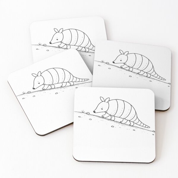 Item preview, Trying. Minimalist Armadillo designed and sold by CurlyAngle.
