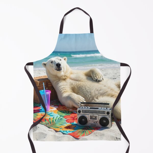 Item preview, Beach Blanket Polar Bear designed and sold by Tridentulus.