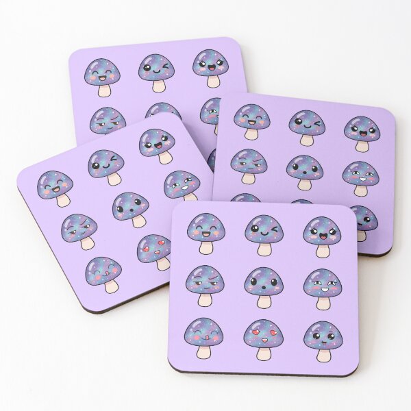 Item preview, Kawaii celestial mushroom designed and sold by BritishDelights.