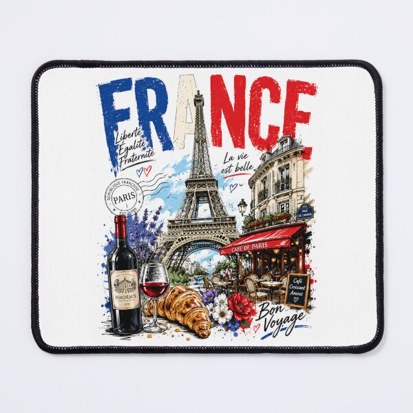 Item preview, France Vibes – Paris Street Art Edition designed and sold by Countries&Cities Shop.