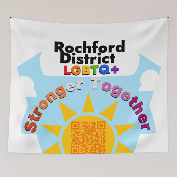 Item preview, Stronger Together - Lesbian Flag designed and sold by Rochford District LGBTQ+ Group.