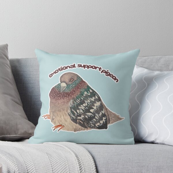 Item preview, Emotional Support Pie the Pigeon designed and sold by Blackberries & Moss.