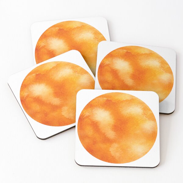Item preview, Orange Watercolor Circle designed and sold by Blink Art Studio.
