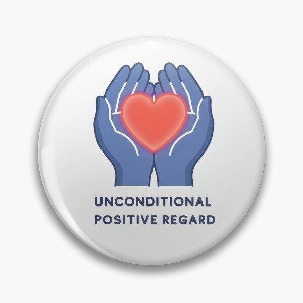 Item preview, Unconditional Positive Regard Funny Psychologist Gift Therapist Art designed and sold by AkDesign022.