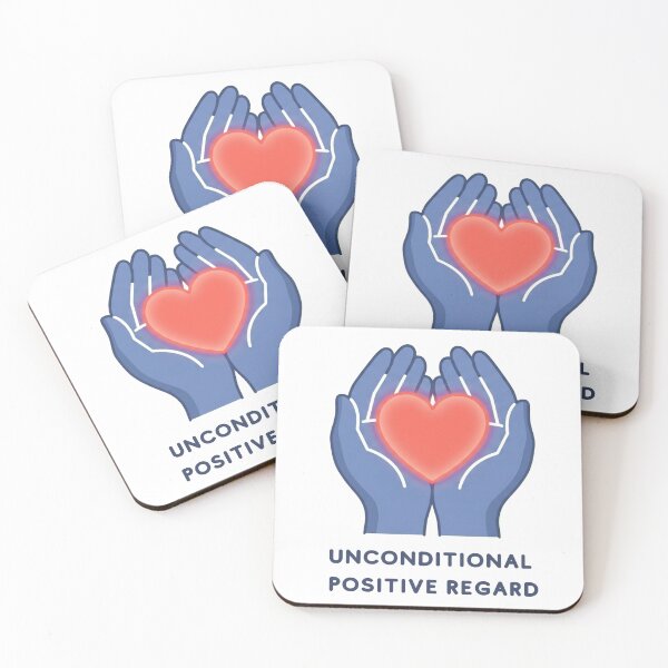 Item preview, Unconditional Positive Regard Funny Psychologist Gift Therapist Art designed and sold by AkDesign022.