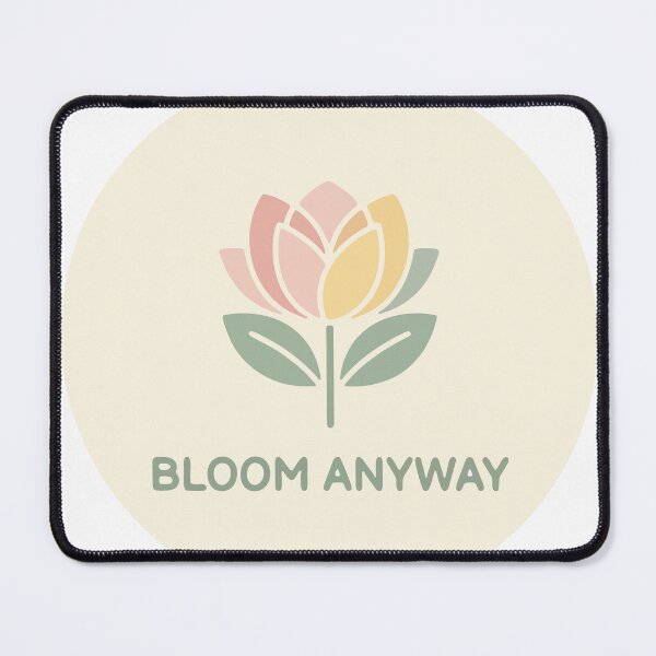 Item preview, Vibrant Colorful Flower Bloom Anyway Quote designed and sold by AnnLya.