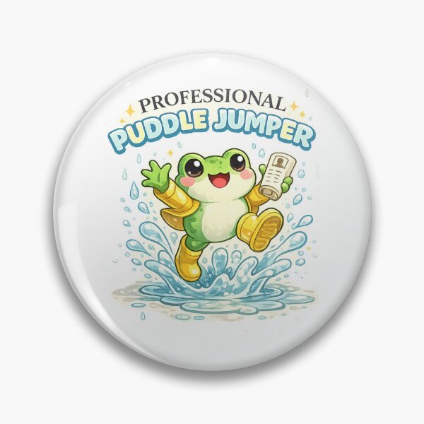 Item preview, Professional Puddle Jumper Funny Kids Rain Shirt - Cute Frog Tee for Boys Girls - Funny Kids Gift - Rainy Day Shirt - Frog Lover Kids Tee designed and sold by Adira-And-Mom.