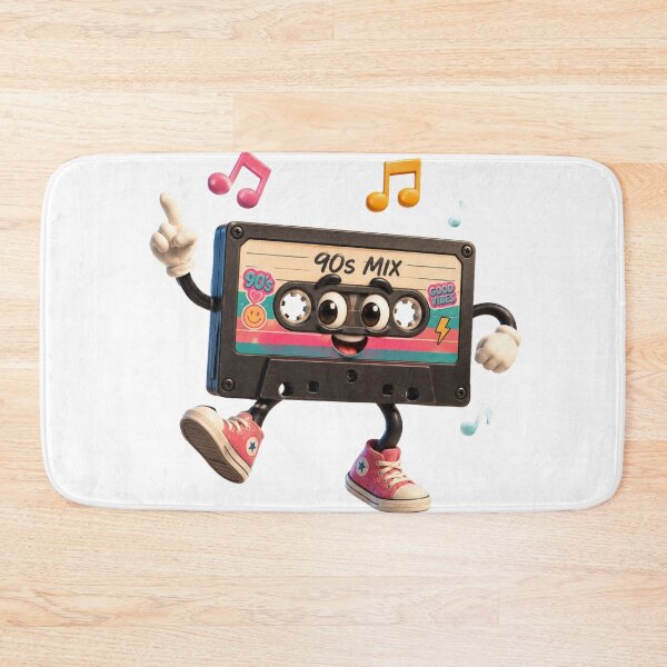 Item preview, 90s Mix Cassette Character – Retro Music Good Vibes Nostalgia Design designed and sold by MartBook.