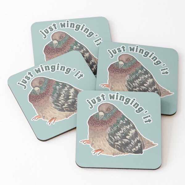 Item preview, Just Wingin' it Pie the Pigeon designed and sold by Blackberries & Moss.