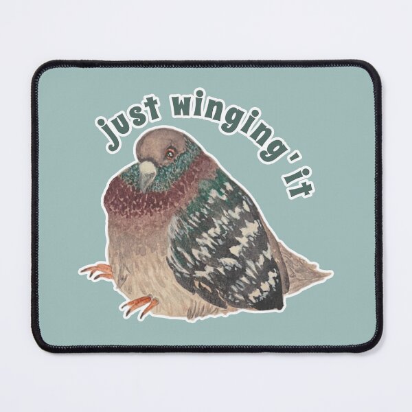 Item preview, Just Wingin' it Pie the Pigeon designed and sold by Blackberries & Moss.
