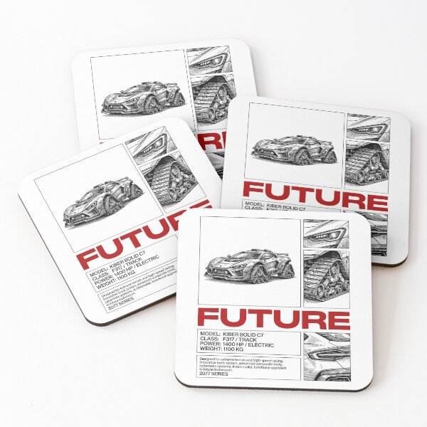 Item preview, Futuristic car on tracks designed and sold by krabbaraban.