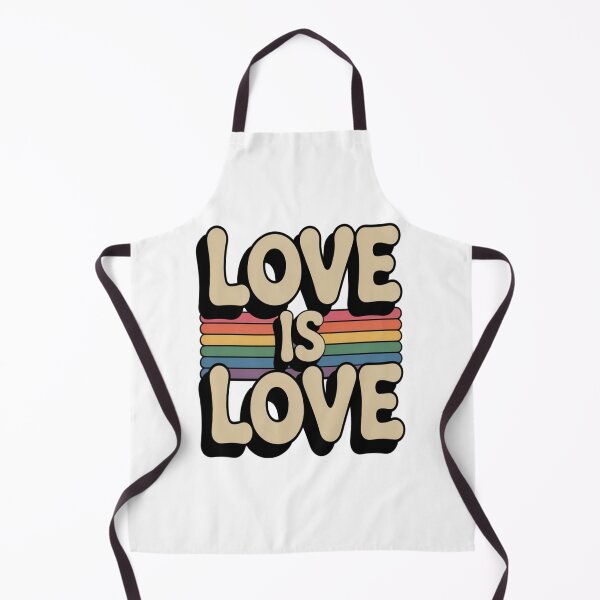 Item preview, Love Is Love Retro 70s Pride Typography Vintage Rainbow Design designed and sold by stickercuffs.