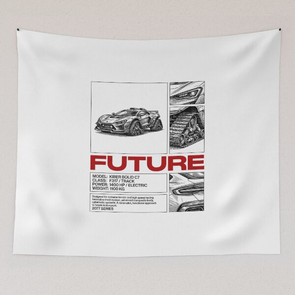 Item preview, Futuristic car on tracks designed and sold by krabbaraban.