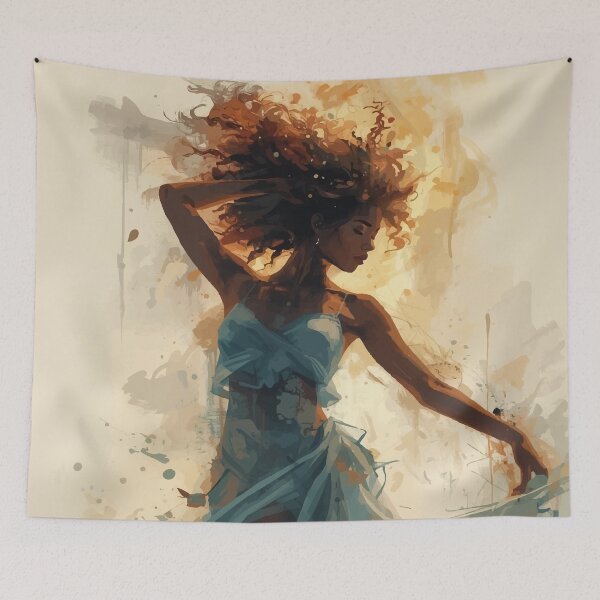 Item preview, Swept Away in Teal designed and sold by AbstractAnom.